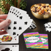 Jeu De Cartes Rayures d'aquarelles (In Situ)