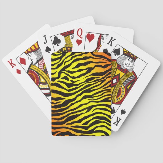 Jeu De Cartes Rayures de tigre (dos)
