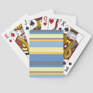 Jeu De Cartes Rayures horizontales colorées cool