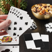 Jeu De Cartes Rectangles noir et blanc (In Situ)