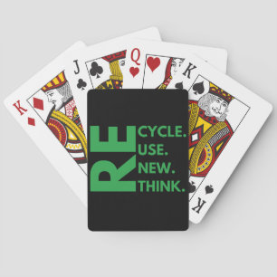 Jeu De Cartes Recycler Réutiliser Renouveler Repenser Jour de la