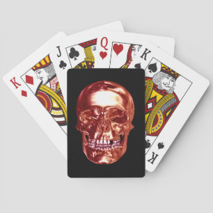 Jeu De Cartes Red Chrome Skull Jouer des cartes