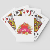 Jeu De Cartes Red Heart True Love (dos)