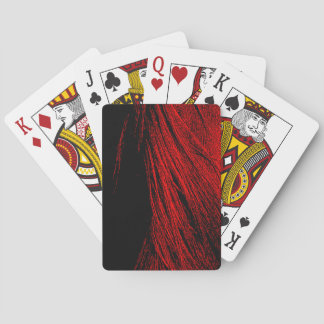 Jeu De Cartes Red Horse Mane Abstrait Jouer Cartes