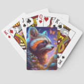 Jeu De Cartes Red Panda Animal Portrait Peinture Faune Gratuit (dos)