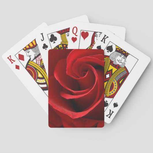 Jeu De Cartes Red Rose Bicycle® Poker Playing Cards. (dos)
