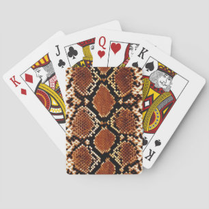Jeu De Cartes Red Snakeskin