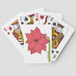 Jeu De Cartes Red Star Flower