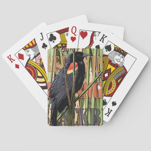 Jeu De Cartes Red Wing Blackbird Jouer des cartes (dos)