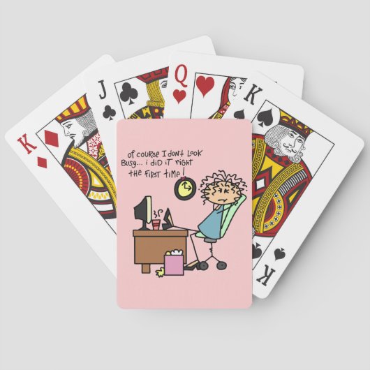 Jeu De Cartes Redressez la première fois l'humour (dos)
