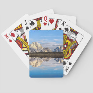 Jeu De Cartes Réflexion des montagnes de l'Alaska