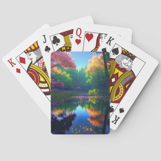 Jeu De Cartes Réflexions de la forêt de Charme (dos)