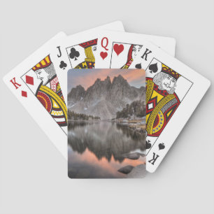 Jeu De Cartes Réflexions de sommets de Kearsarge de soirée