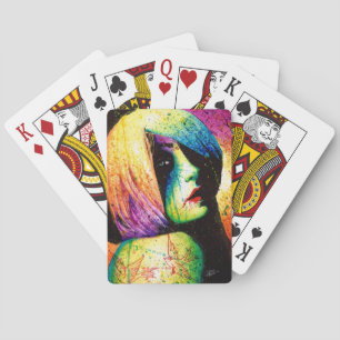 Jeu De Cartes Regrets - Pop Art Portrait