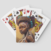 Jeu De Cartes Reine africaine (dos)