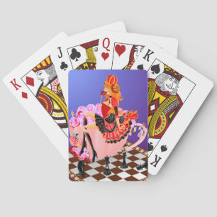 Jeu De Cartes Reine dans l'école Jouer aux cartes