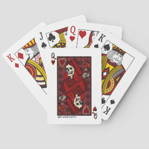 Jeu De Cartes Reine de coeur morte