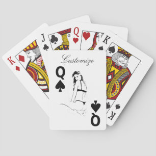 Jeu De Cartes Reine de fille Thunder_Cove de bikini de pelles