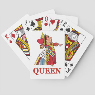 Jeu De Cartes Reine des coeurs d'Alice au pays des merveilles