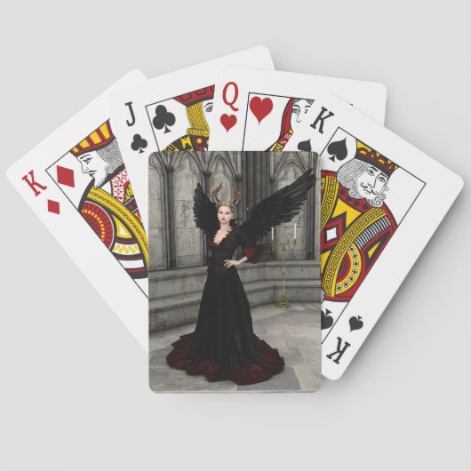 Jeu De Cartes Reine maléfique (dos)