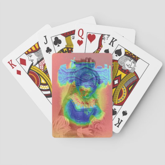 Jeu De Cartes Reine Psychedelic (dos)