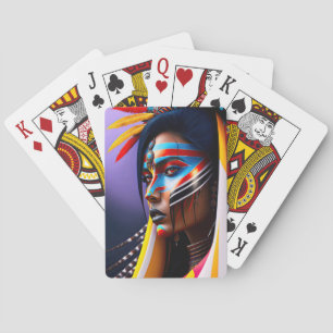 Jeu De Cartes Reine tribale