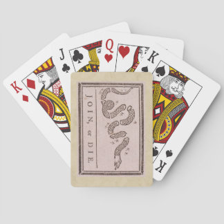 Jeu De Cartes Rejoignez ou mourez par Benjamin Franklin