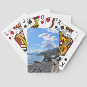 Jeu De Cartes Relaxation de Driftwood Beach Log Lake Kenai, Alas