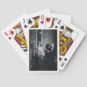 Jeu De Cartes Remerciement de mariage photo personnalisé minimal