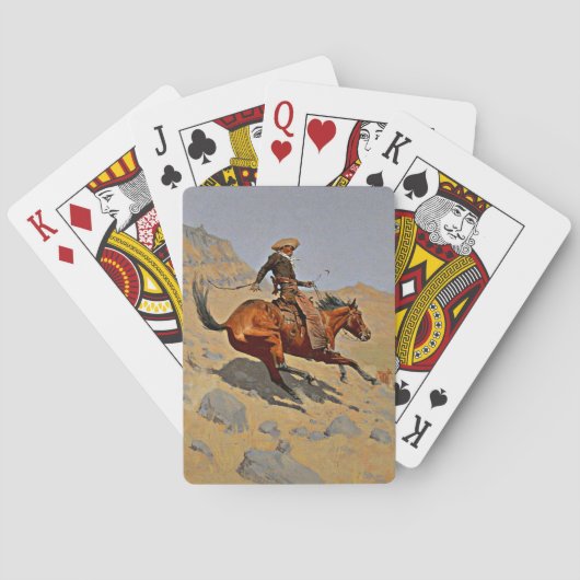 Jeu De Cartes Remington, Le Cowboy (dos)