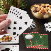 Jeu De Cartes Remplisseur de bas de Noël de golf (In Situ)