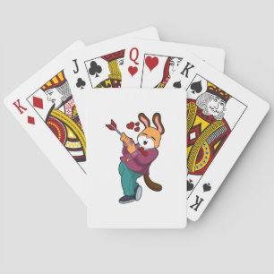 Jeu De Cartes Renard comme marié avec costume
