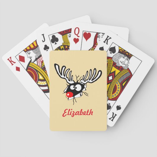 Jeu De Cartes Renard customisé fou rouge (dos)