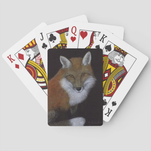 Jeu De Cartes Renard Rouge (dos)