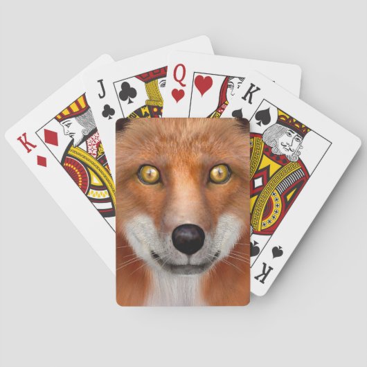 Jeu De Cartes Renard roux (dos)