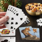 Jeu De Cartes renard roux, Vulpes vulpes (In Situ)