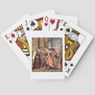 Jeu De Cartes Rencontre à la Porte d'Or avec les Saints, 1515 (