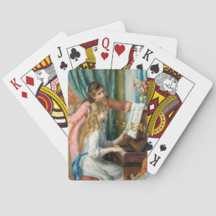 Jeu De Cartes Renoir Deux Jeunes Filles au Piano Impression Musi