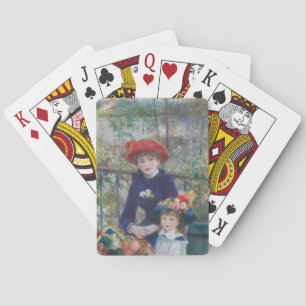 Jeu De Cartes Renoir Deux Soeurs Terrasse Français Impressionnis