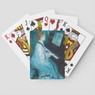 Jeu De Cartes Renoir femme à l'impressionniste Vintage de piano