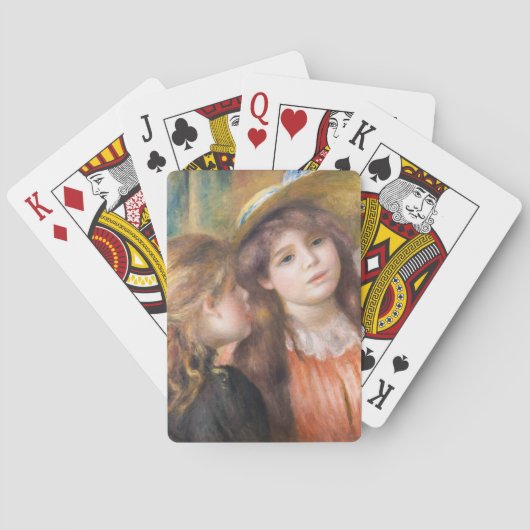 Jeu De Cartes Renoir - Portrait de deux petites filles (dos)