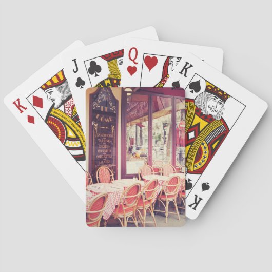 Jeu De Cartes Repas À Paris Al Fresco (dos)