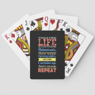 Jeu De Cartes Répétition de la vie théâtrale
