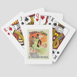 Jeu De Cartes Reproduction d'une affiche Annonce de la Carne 189