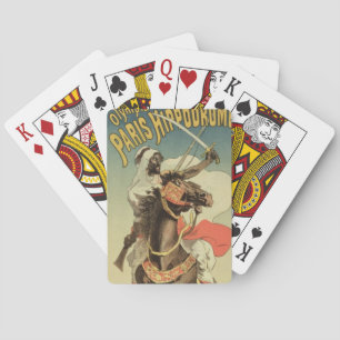 Jeu De Cartes Reproduction d'une affiche publicitaire d'une expo