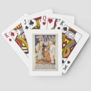 Jeu De Cartes Reproduction of a poster advertising