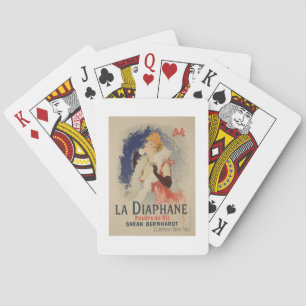 Jeu De Cartes Reproduction of a poster advertising 'La Diaphane'