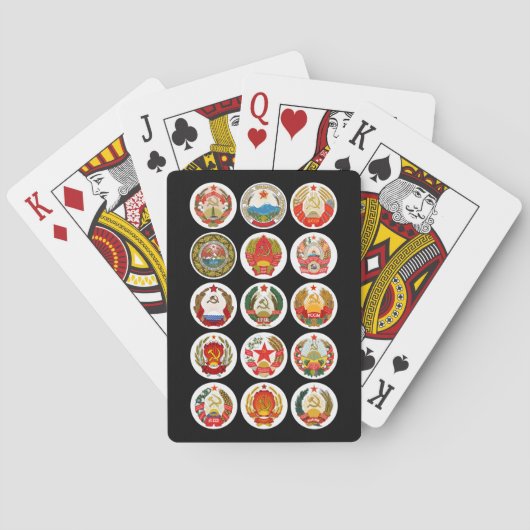Jeu De Cartes Républiques de l'Union soviétique (dos)