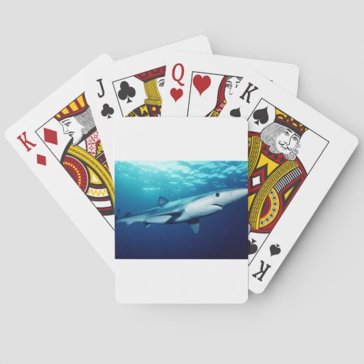 Jeu De Cartes Requin bleu (dos)