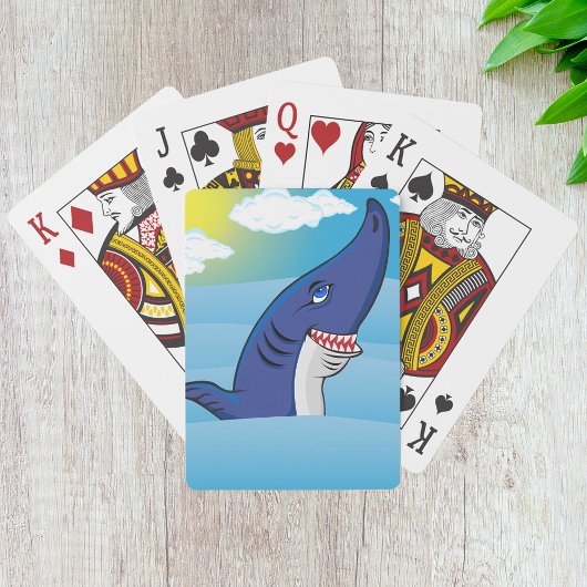 Jeu De Cartes Requin Dans L'Océan